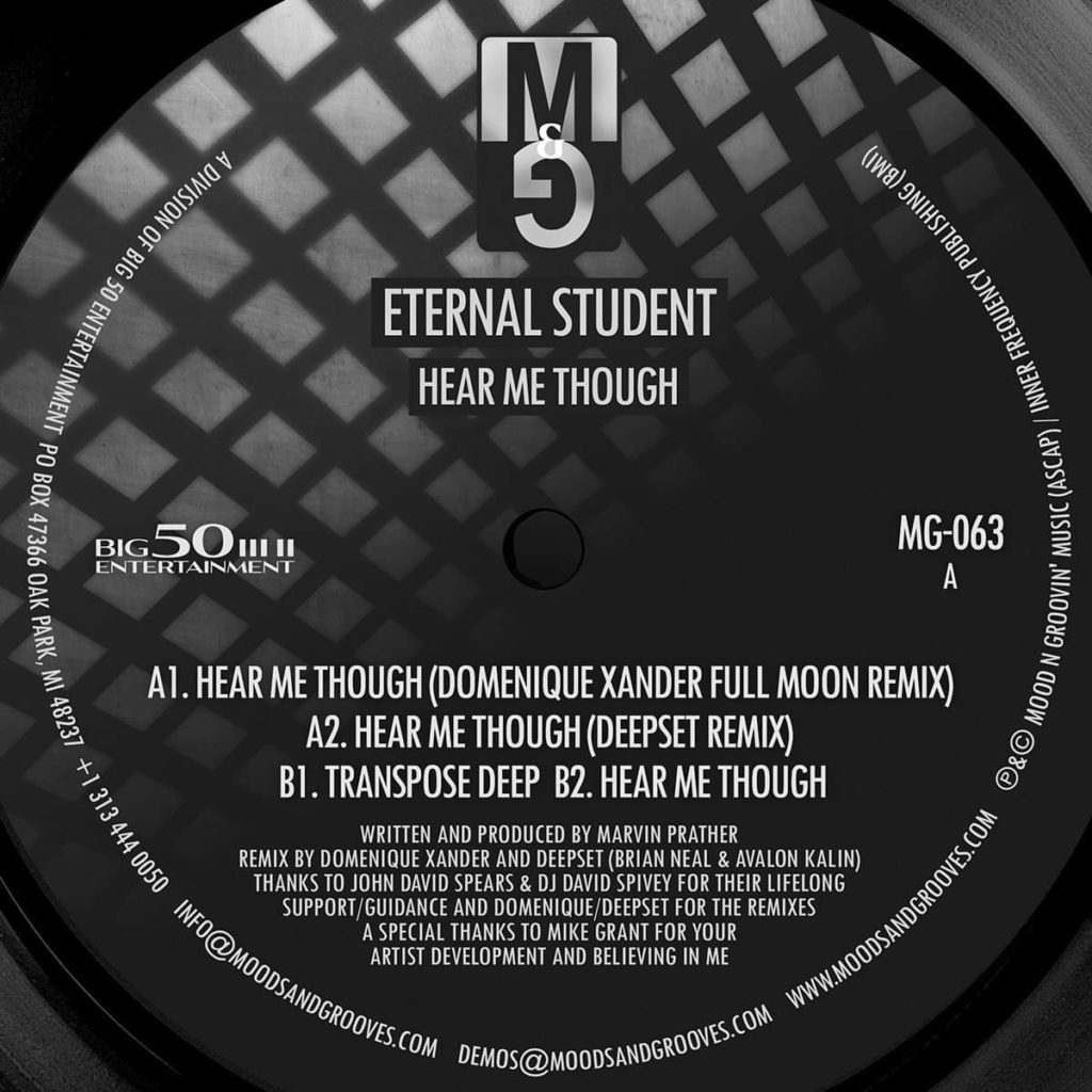 Eternal Student - Hear Me Through (Domenique Xander Full Moon Remix) Moods & Grooves 063 MG063